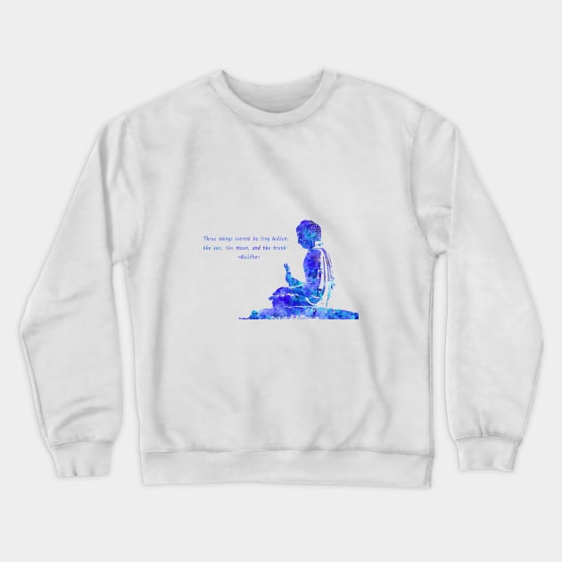 Buddha Crewneck Sweatshirt by RosaliArt